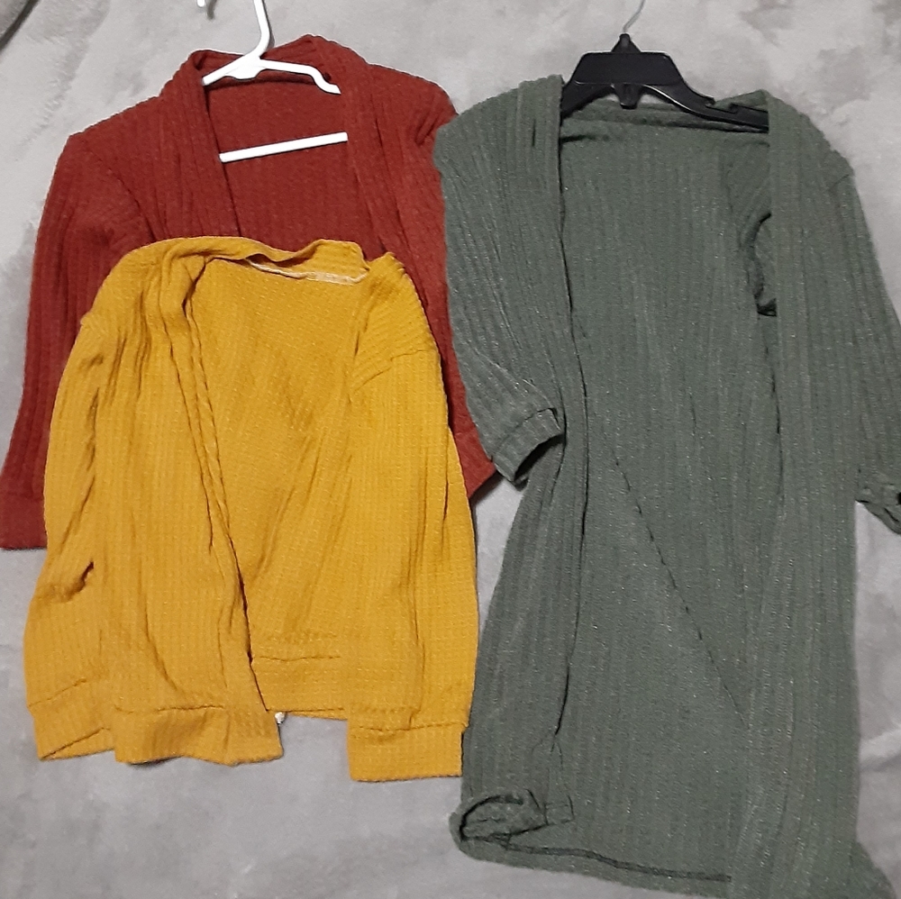 Cardigans and duster
